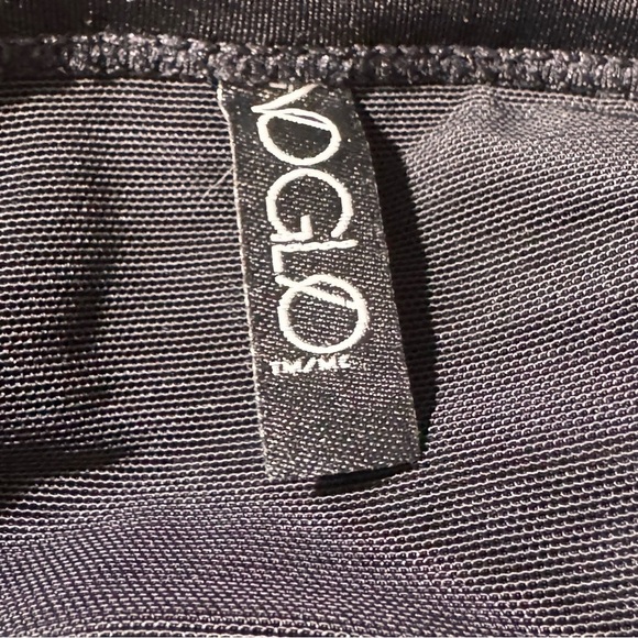 Pennington's Voglio Black Geometric Cut Out Tankini Top Size 2x Bathing Suit - Picture 6 of 8